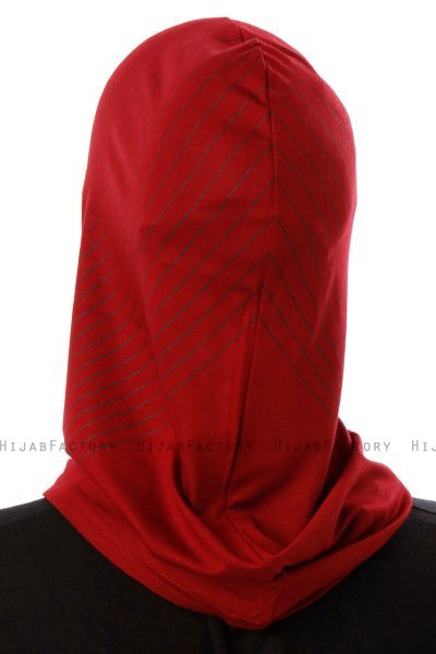 Babe Plain - Bordeaux Al Amira One-Piece Hijab
