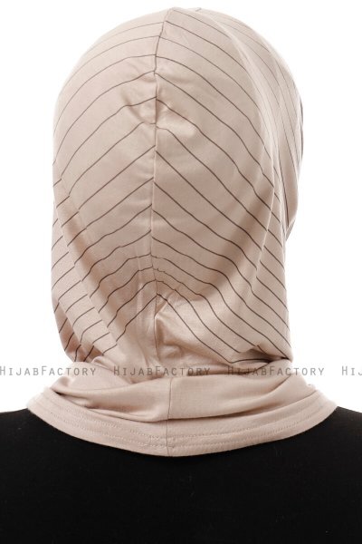 Babe Plain - Licht Taupe Al Amira One-Piece Hijab