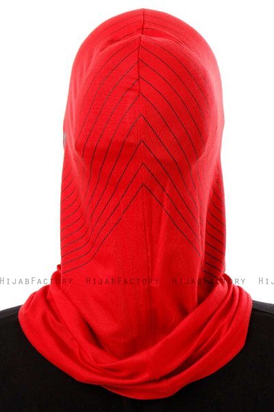 Babe Plain - Rood Al Amira One-Piece Hijab