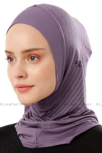 Babe Plain - Purper Al Amira One-Piece Hijab
