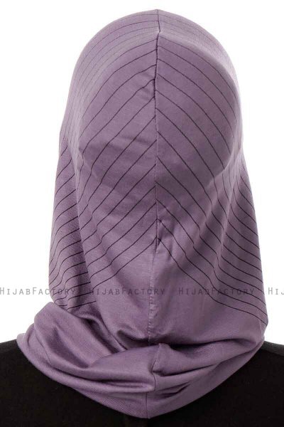 Babe Plain - Purper Al Amira One-Piece Hijab