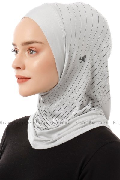 Babe Plain - Lichtgrijs Al Amira One-Piece Hijab