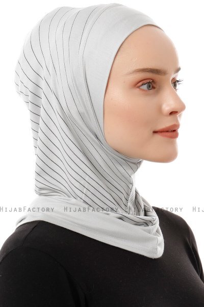 Babe Plain - Lichtgrijs Al Amira One-Piece Hijab