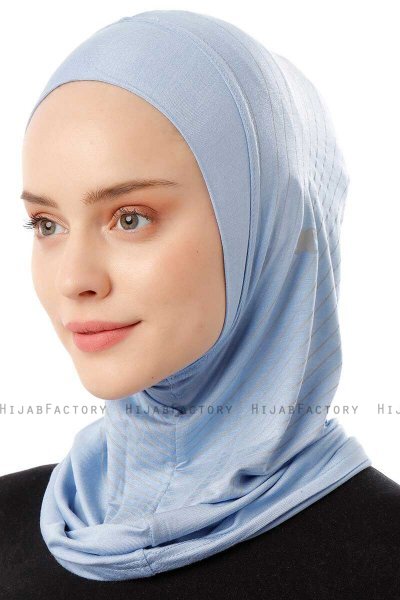 Babe Plain - Lichtblauw Al Amira One-Piece Hijab