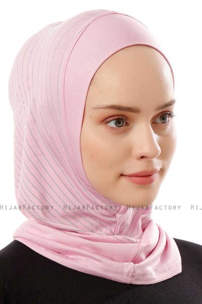 Babe Plain - Roze Al Amira One-Piece Hijab