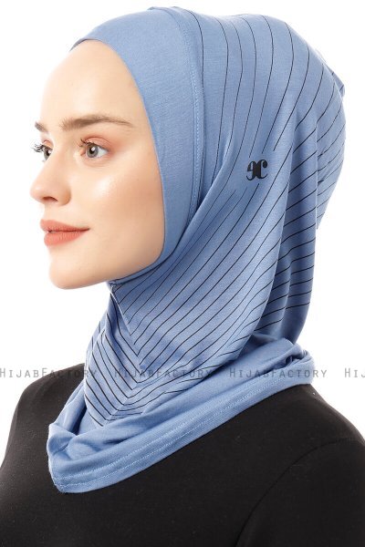 Babe Plain - Indigo Al Amira One-Piece Hijab