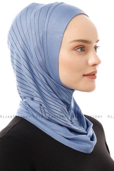 Babe Plain - Indigo Al Amira One-Piece Hijab
