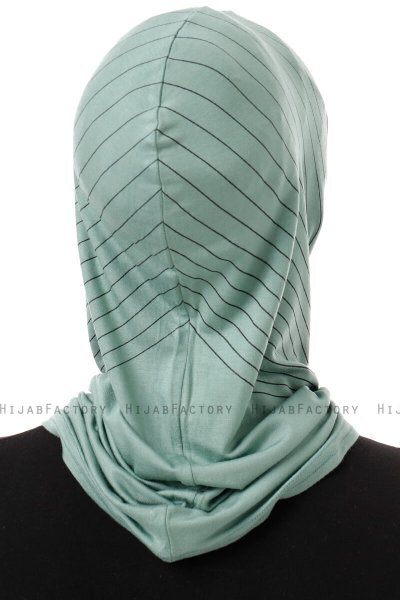 Babe Plain - Groen Al Amira One-Piece Hijab