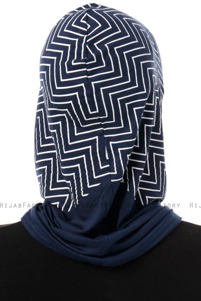 Silva Cross - Marineblauw Al Amira One-Piece Hijab
