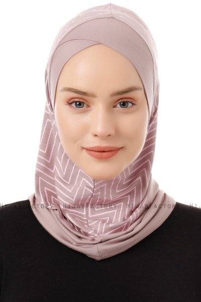 Silva Cross - Steen Grijs Al Amira One-Piece Hijab