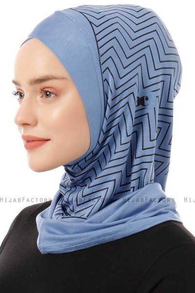 Silva Cross - Indigo Al Amira One-Piece Hijab