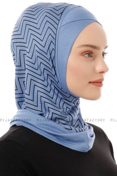 Silva Cross - Indigo Al Amira One-Piece Hijab