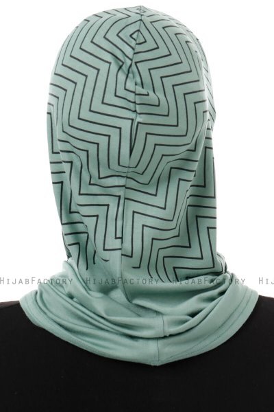 Silva Cross - Groen Al Amira One-Piece Hijab