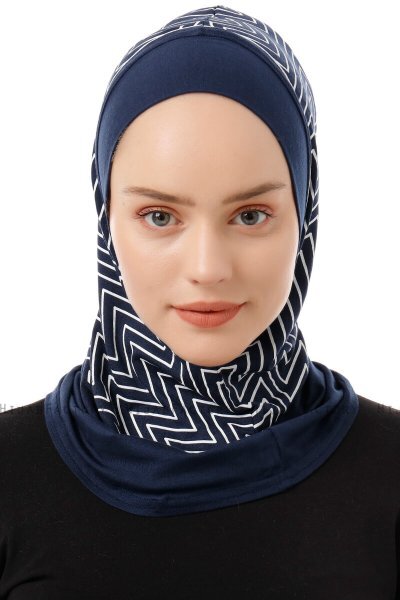 Silva Plain - Marineblauw Al Amira One-Piece Hijab