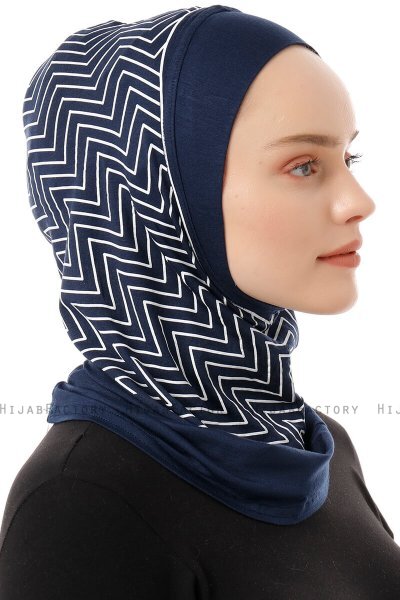 Silva Plain - Marineblauw Al Amira One-Piece Hijab