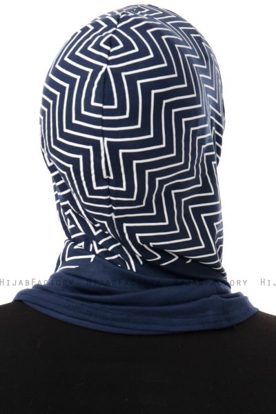 Silva Plain - Marineblauw Al Amira One-Piece Hijab