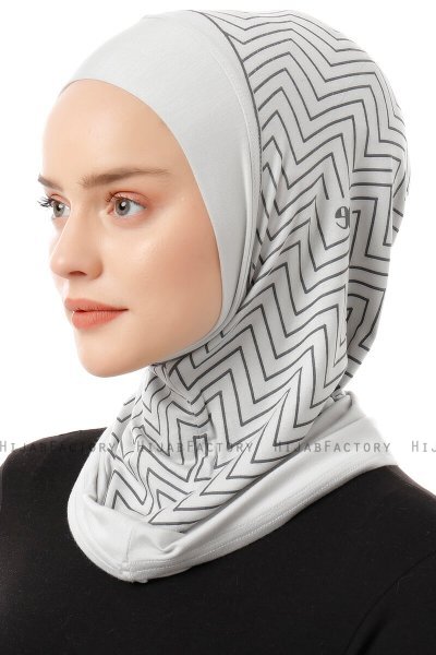 Silva Plain - Lichtgrijs Al Amira One-Piece Hijab