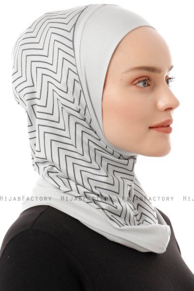 Silva Plain - Lichtgrijs Al Amira One-Piece Hijab