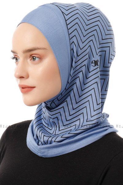 Silva Plain - Indigo Al Amira One-Piece Hijab