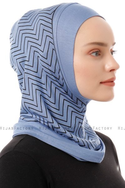 Silva Plain - Indigo Al Amira One-Piece Hijab