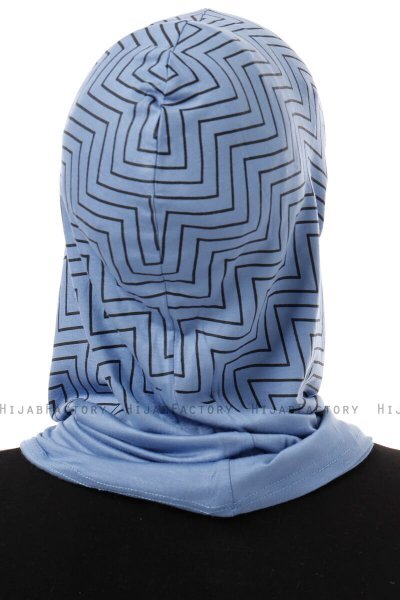 Silva Plain - Indigo Al Amira One-Piece Hijab