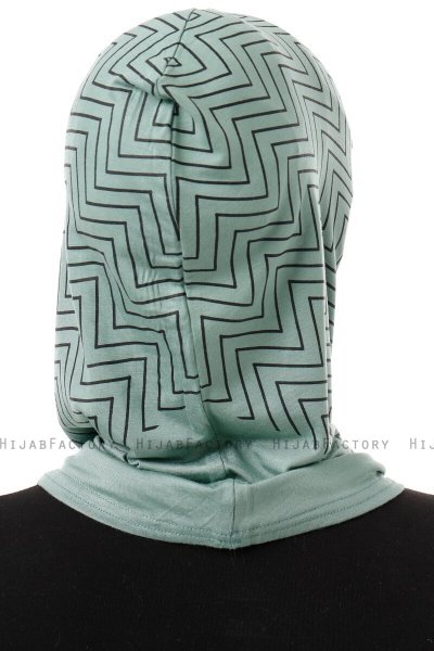 Silva Plain - Groen Al Amira One-Piece Hijab