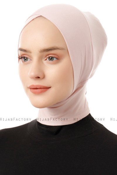 Elnara - Oudroze Cross Hijab Onderkapje