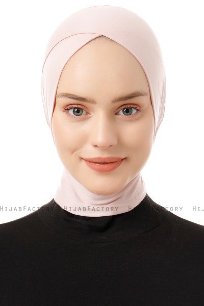 Elnara - Oudroze Cross Hijab Onderkapje