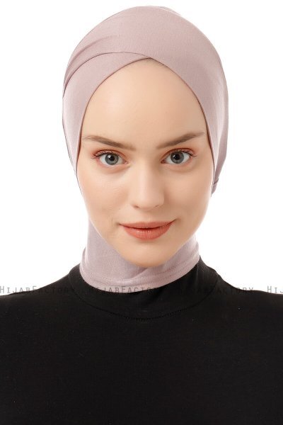 Elnara - Steen Grijs Cross Hijab Onderkapje