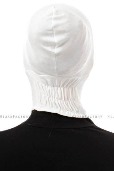 Elnara - Creme Plain Hijab Onderkapje