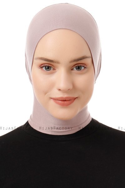 Elnara - Steen Grijs Plain Hijab Onderkapje