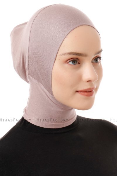 Elnara - Steen Grijs Plain Hijab Onderkapje