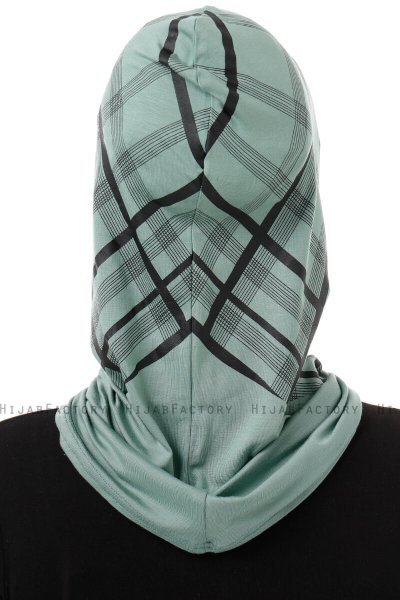 Ekose Cross - Groen Al Amira One-Piece Hijab