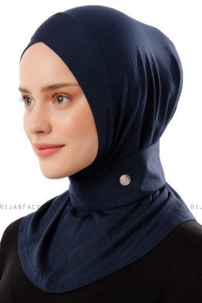 Ceren - Marineblauw Praktisch Viscose Hijab