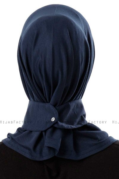 Ceren - Marineblauw Praktisch Viscose Hijab