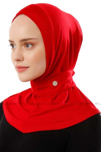 Ceren - Rood Praktisch Viscose Hijab