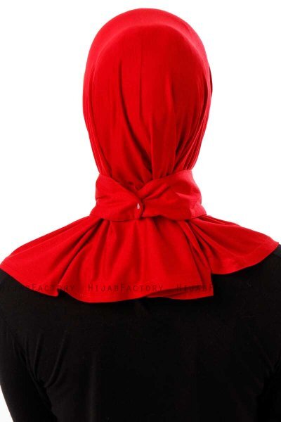 Ceren - Rood Praktisch Viscose Hijab