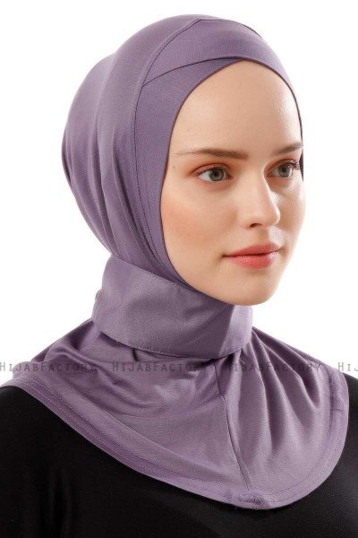 Ceren - Donkerpaars Praktisch Viscose Hijab