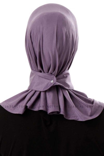 Ceren - Donkerpaars Praktisch Viscose Hijab