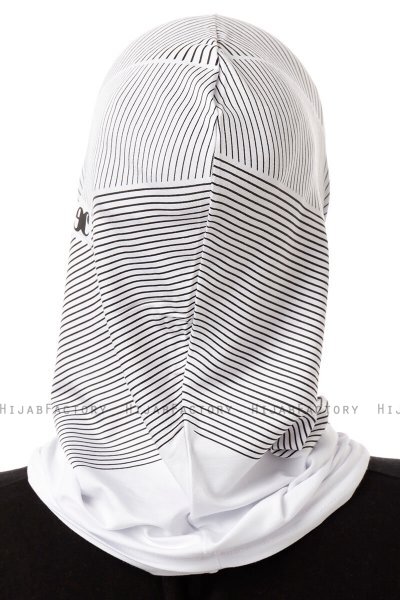 Wind Plain - Wit Al Amira One-Piece Hijab