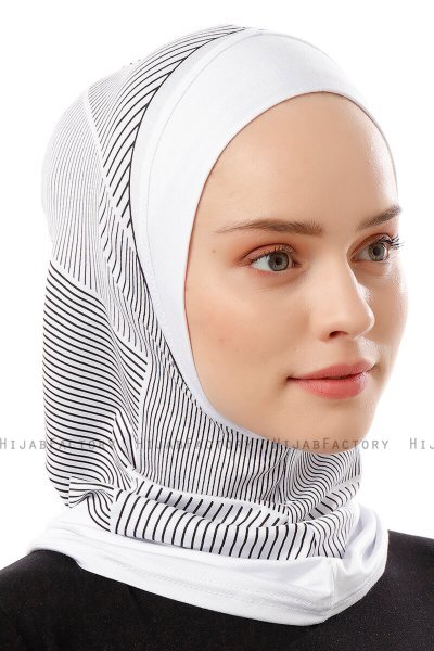 Wind Plain - Wit Al Amira One-Piece Hijab