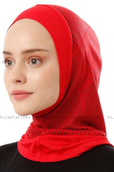 Wind Plain - Rood Al Amira One-Piece Hijab