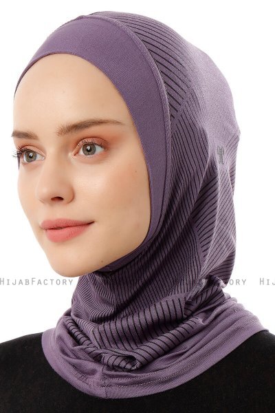 Wind Plain - Purper Al Amira One-Piece Hijab