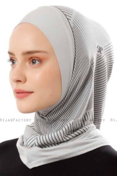 Wind Plain - Lichtgrijs Al Amira One-Piece Hijab