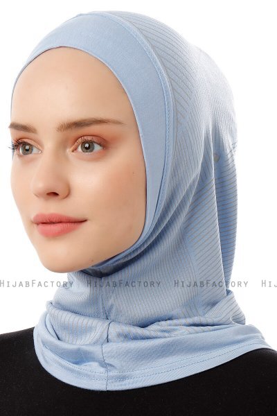 Wind Plain - Lichtblauw Al Amira One-Piece Hijab