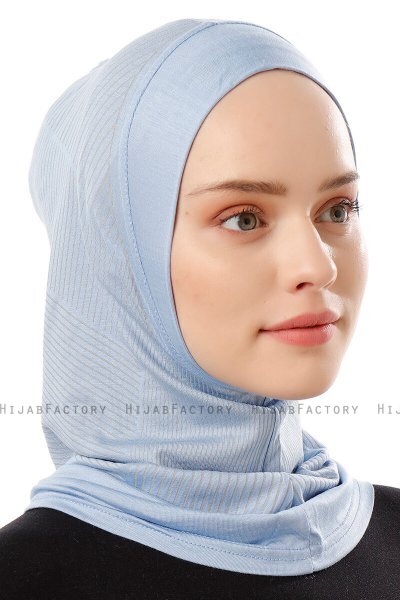 Wind Plain - Lichtblauw Al Amira One-Piece Hijab