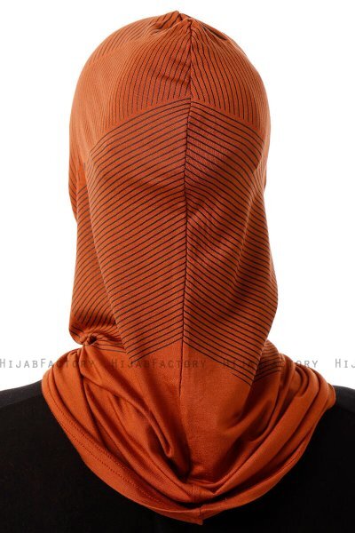 Wind Plain - Baksteenrood Al Amira One-Piece Hijab