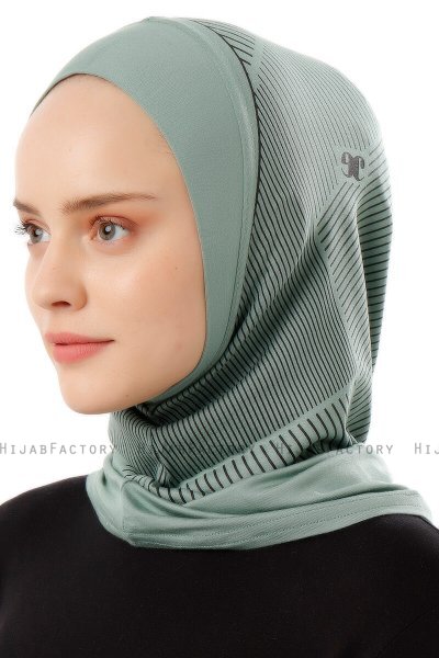 Wind Plain - Groen Al Amira One-Piece Hijab