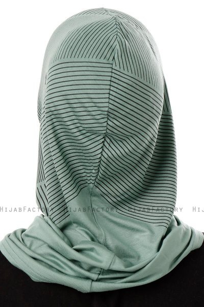 Wind Plain - Groen Al Amira One-Piece Hijab