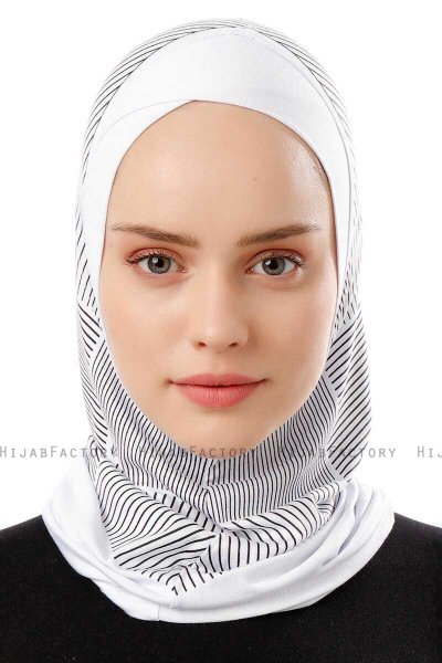 Wind Cross - Wit Al Amira One-Piece Hijab